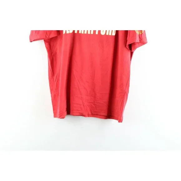 Vintage Diadora Mens Large Manchester United Old Trafford Soccer Faded T-Shirt - Picture 3 of 9